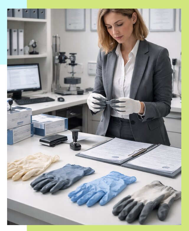 Сертификация перчаток в Красноуфимске от 8633 р. | Алешин-Крф