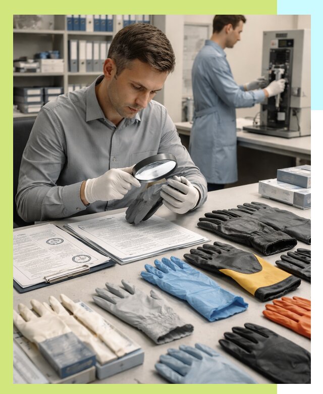 Сертификация перчаток и средств защиты продукции в Красноуфимске