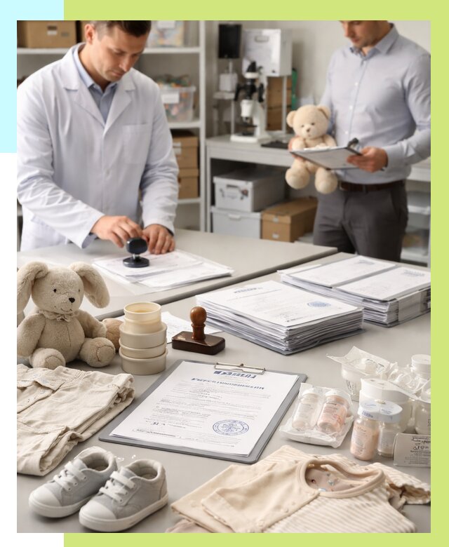 Сертификация детских товаров в Красноуфимске от 15236 р. | Алешин-Крф