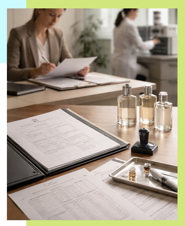 Сертификация парфюмерии в Красноуфимске от 15236 р. | Алешин-Крф