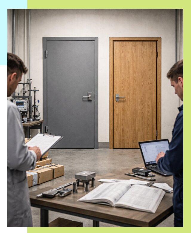 Сертификация дверей в Красноуфимске от 8126 р. под ключ | Алешин-Крф