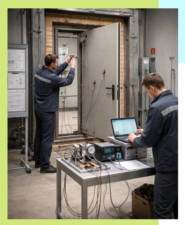 Сертификация противопожарных дверей в Красноуфимске по ГОСТ и ТР