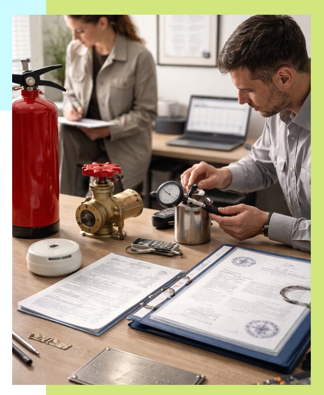 Сертификация пожарного оборудования в Красноуфимске от 15236 р.|Алешин-Крф