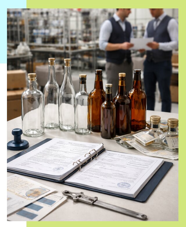 Сертификация стеклянных бутылок в Красноуфимске от 25393 р. | Алешин-Крф