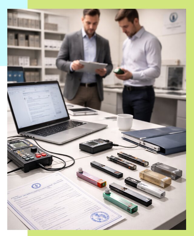 Сертификация электронных сигарет в Красноуфимске от 20314 р. | Алешин-Крф