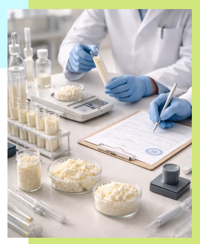 Сертификация творога в Красноуфимске от 12188 р. под ключ | Алешин-Крф