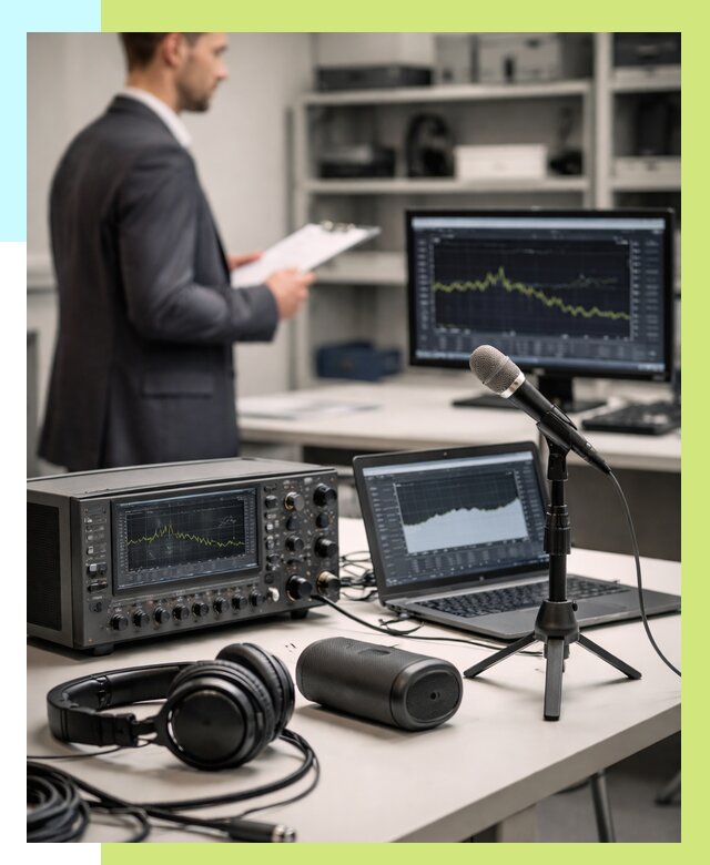 Сертификация аудиотехники в Красноуфимске от 15236 р., Алешин-Крф