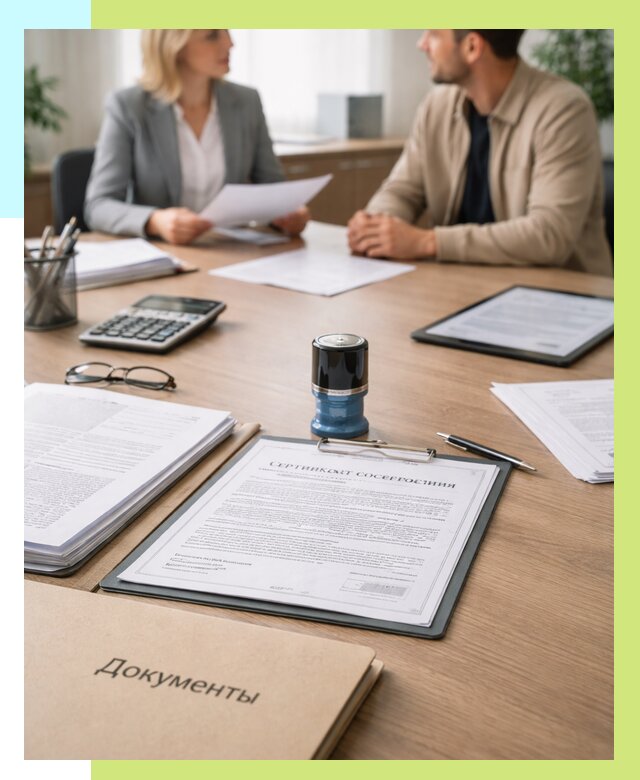 Сертификат соответствия на продукцию в Красноуфимске от 15236 р.|Алешин-Крф