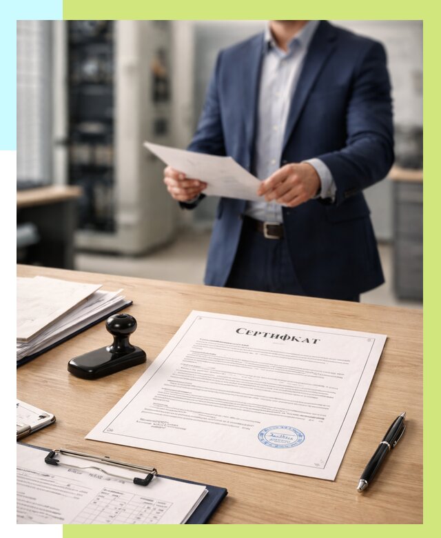 Сертификат на оборудование в Красноуфимске от 15236 р. | Алешин-Крф