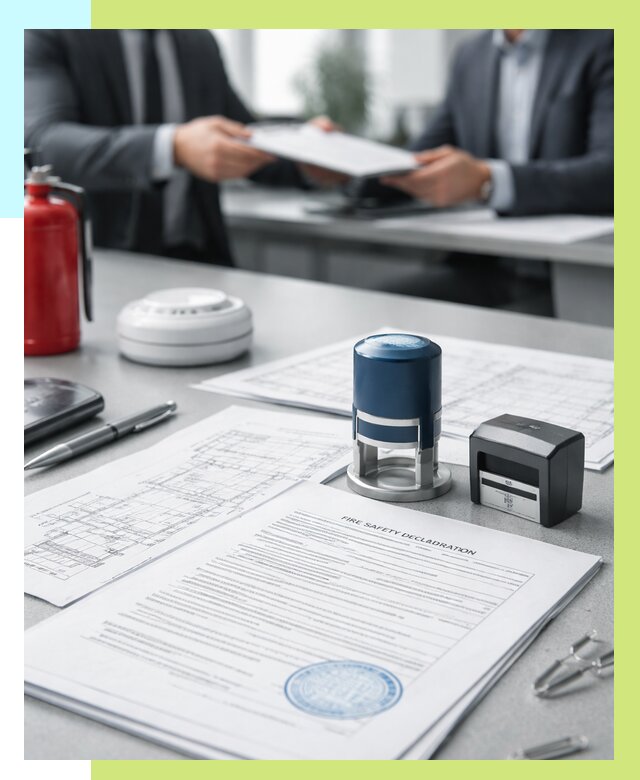 Декларация пожарной безопасности в Красноуфимске от 8126 р. | Алешин-Крф