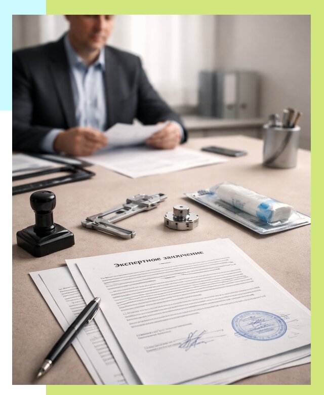 Экспертное заключение на продукцию в Красноуфимске от 8633 р. | Алешин-Крф