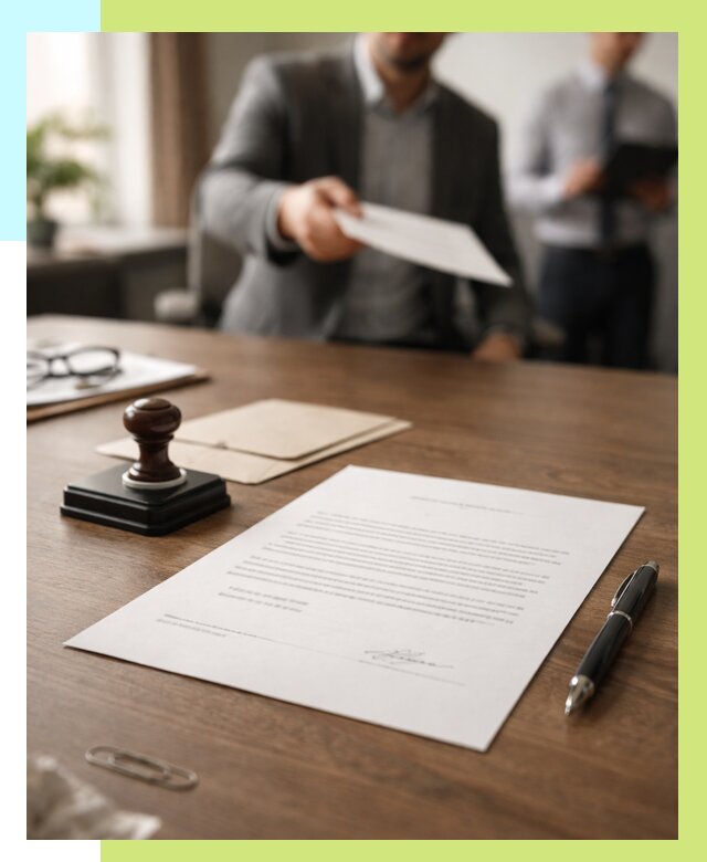 Отказное письмо по сертификации в Красноуфимске от 3555 р. | Алешин-Крф