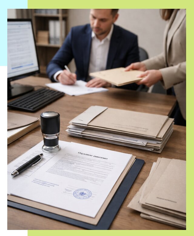 Отказное письмо для таможни в Красноуфимске от 3047 р, Алешин-Крф