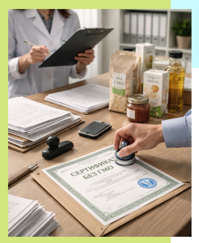Получение сертификата Без ГМО для продукции в Красноуфимске