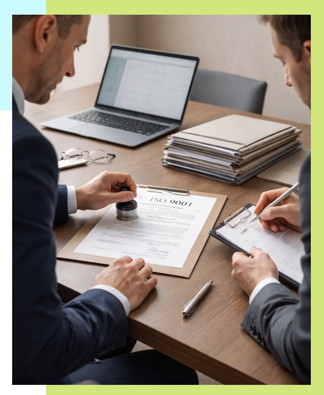 Сертификат ISO 9001 в Красноуфимске купить от 81256 р. | Алешин-Крф