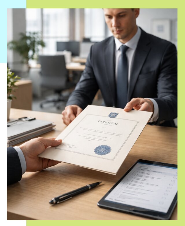 Сертификат ISO 30301 в Красноуфимске от 35550 р. | Алешин-Крф - под ключ