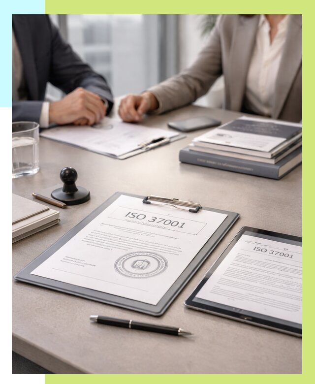 Сертификат ISO 37001 в Красноуфимске оформить от 121884 р. Алешин-Крф