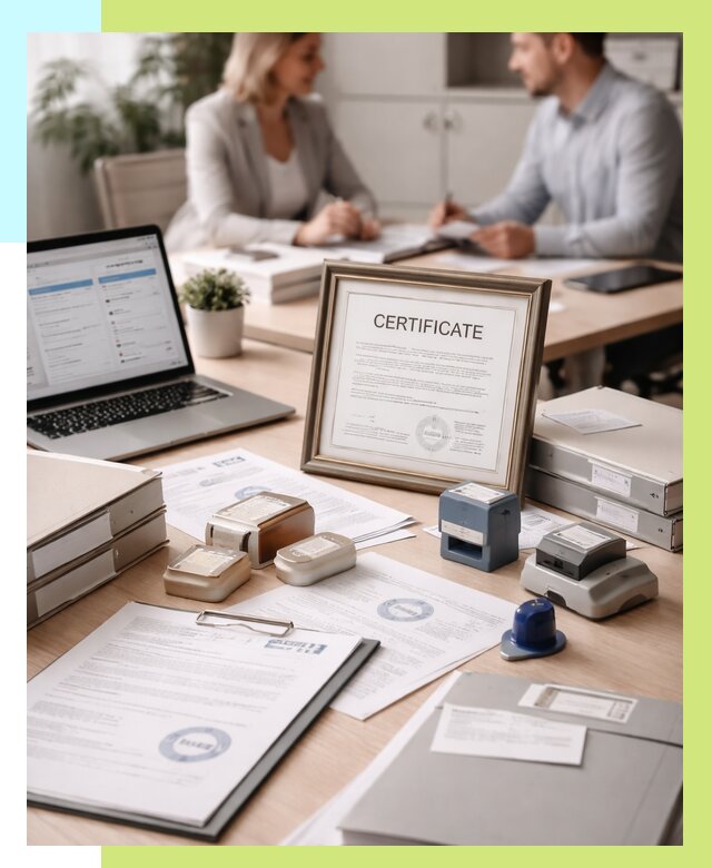 Сертификация компании в Красноуфимске от 45707 р. | Алешин-Крф — заказ